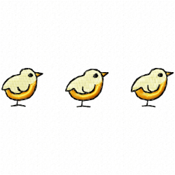 Chick Embroidery Design 7 Chick Embroidery Design 7